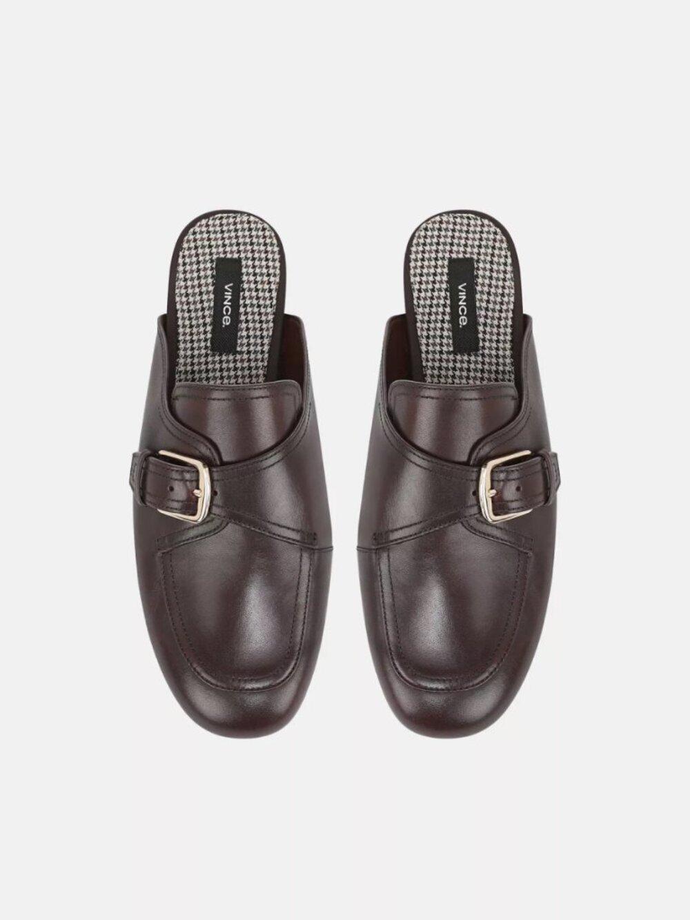New Vince Minetta Leather Loafer Mule Chili Brown Sz 6.5 - Picture 2 of 13